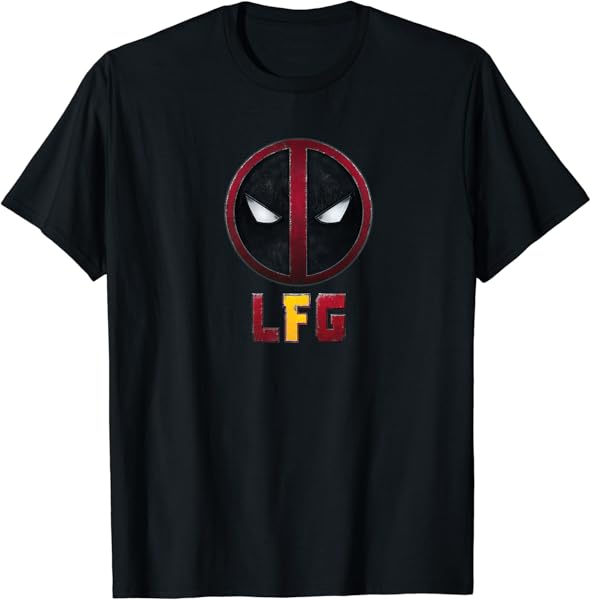 Marvel Deadpool & Wolverine LFG Belt Buckle Face Logo Premium T-Shirt