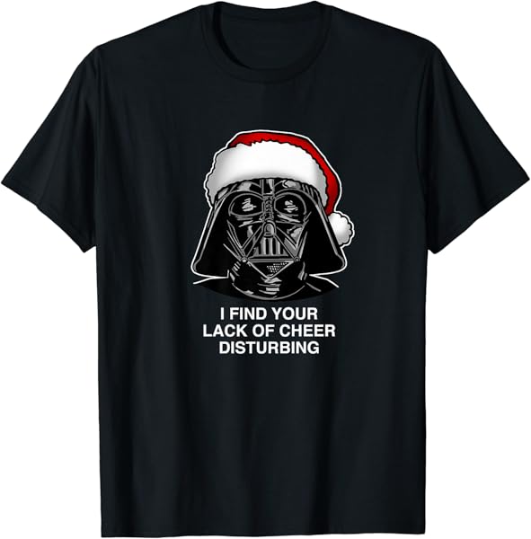 Star Wars Christmas Darth Vader Disturbing Lack Of Cheer Premium T-Shirt