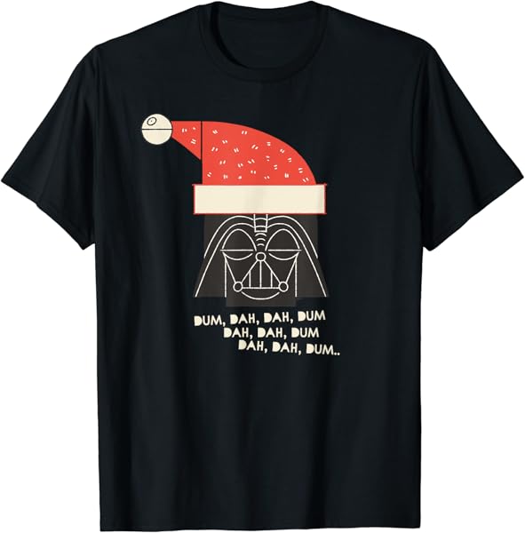 Star Wars Darth Vader Holiday Santa T-Shirt