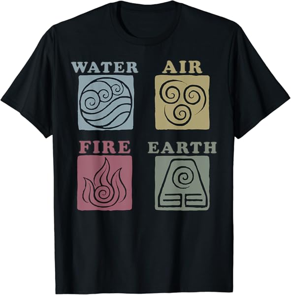 Avatar: The Last Airbender Elements Box Up T-Shirt