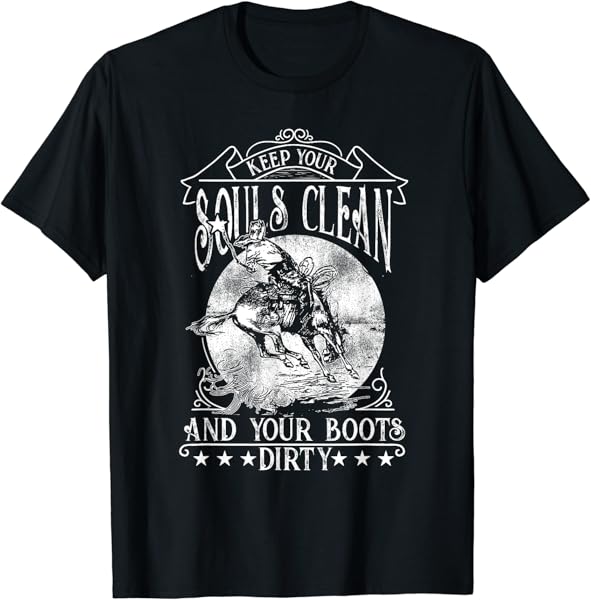 Country Saloon Western Rodeo Gift Idea Cowboy T-Shirt