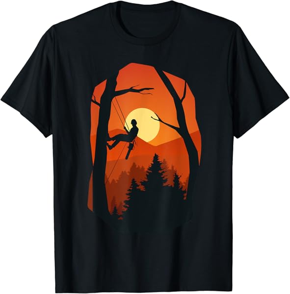 Arborist Forest Chainsaw T-Shirt