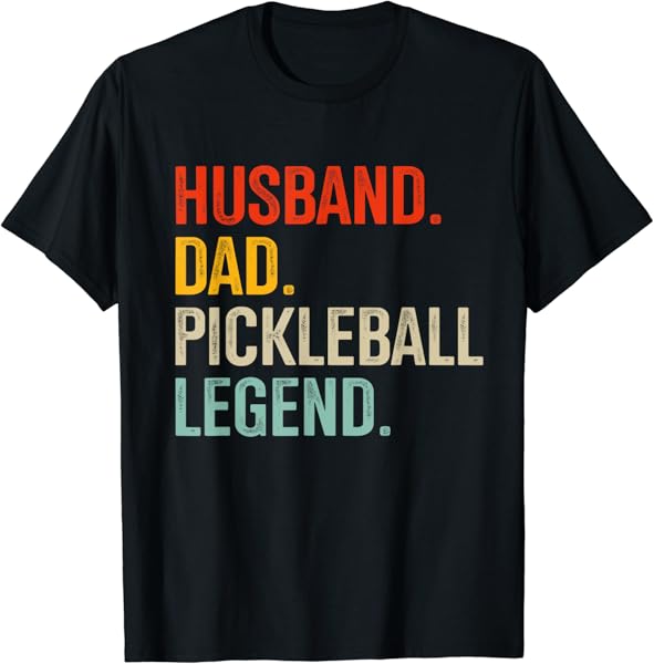 Husband dad pickleball legend for fathers day or christmas T-Shirt
