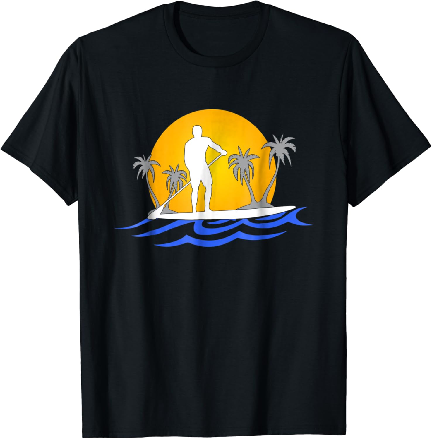 Paddle board T Shirt what sup paddleboard stand up sup at Amazon Men’s