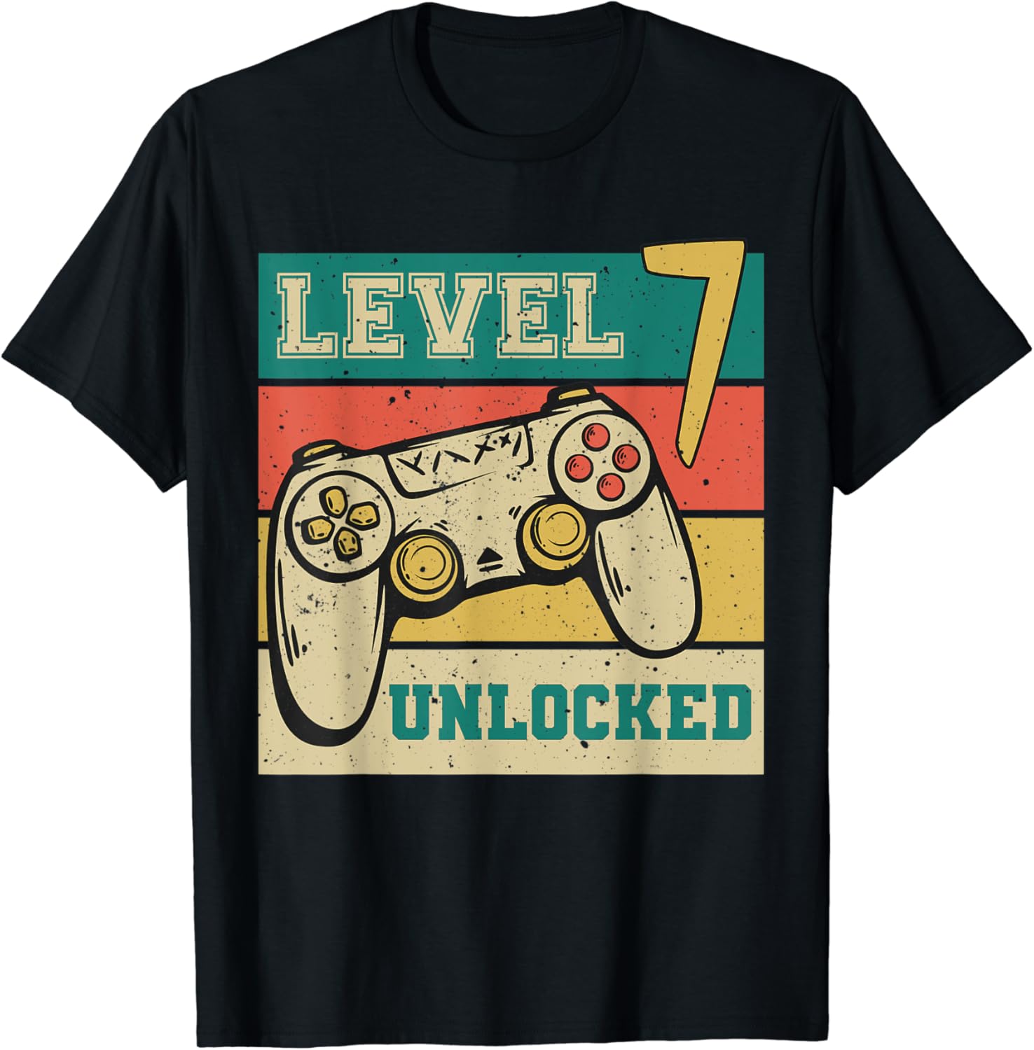 Birthday Gamer Shirt Level 7 Unlocked Video Game Lovers Birthday Gamer Shirt Level 7 Unlocked Video Game Lovers