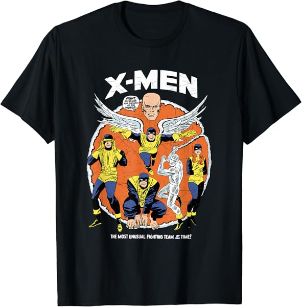 Marvel The Original X-Men Mutants Retro Comic T-Shirt T-Shirt
