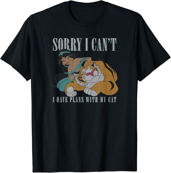 Disney Aladdin Jasmine And Rajah Sassy Quote T-Shirt