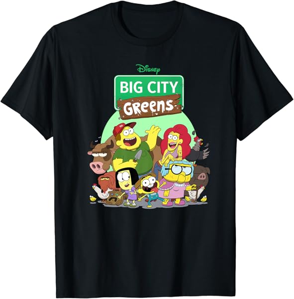 Disney Big City Greens Family Group Premium T-Shirt