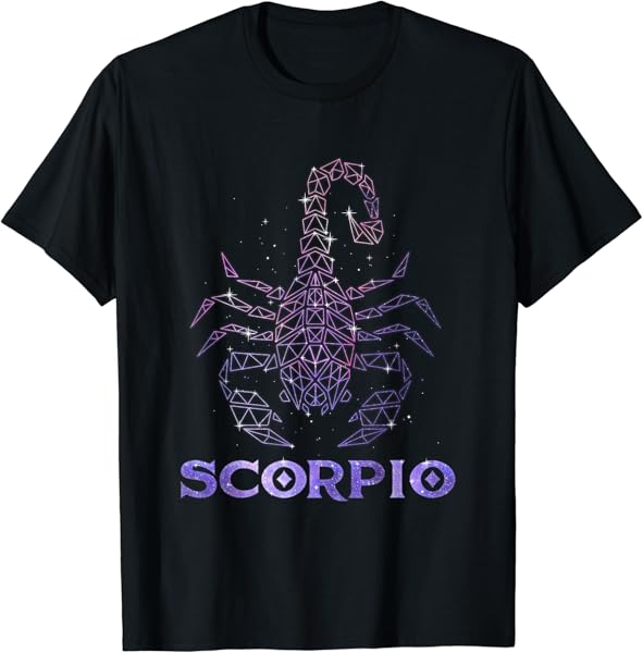 Scorpio Horoscope Astrology Symbol Zodiac Sign T-Shirt