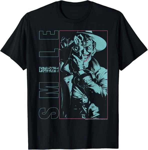 DC Comics Batman Joker The Killing Joke Smile T-Shirt