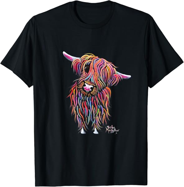 HiGHLaND CoW PRiNT ANiMaL PRiNT \' BoLLY \' T-Shirt
