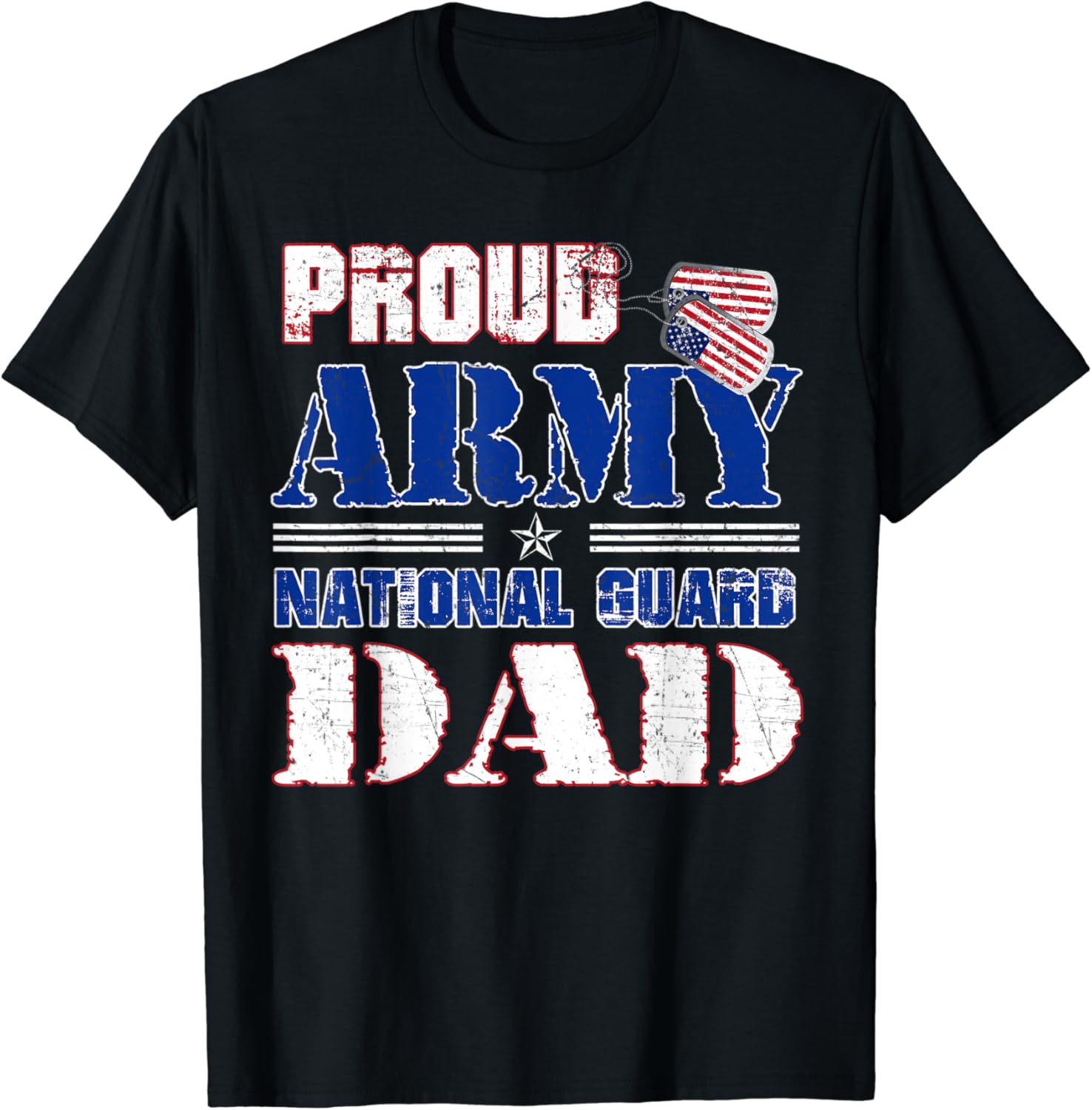 FAMILY 365 Proud Army National Guard Dad T-Shirt : Amazon.fr: Mode