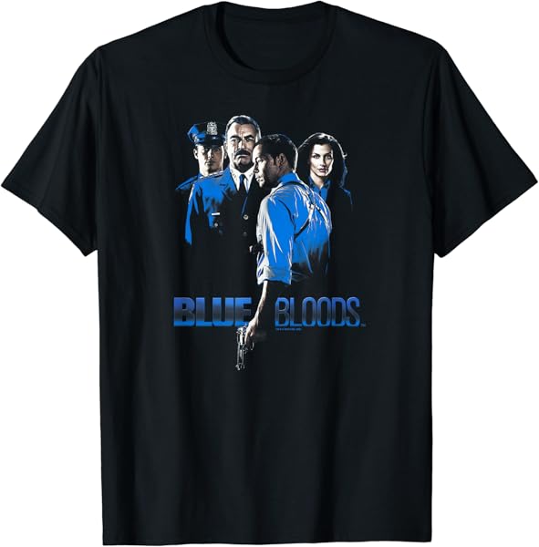 Blue Bloods Blue Inverted T-Shirt