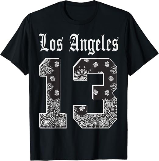 los angeles 13 jersey