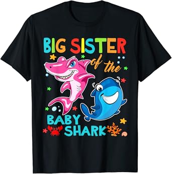 Big sister shark shirt Clearance