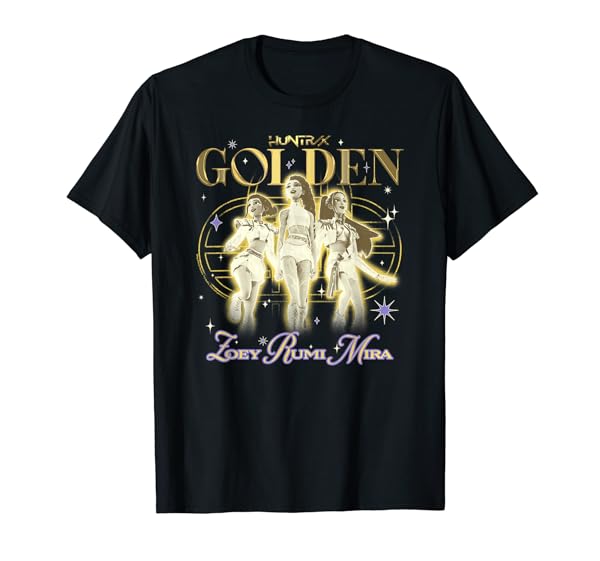 Huntrix Golden Trio Poster F&B T-Shirt
