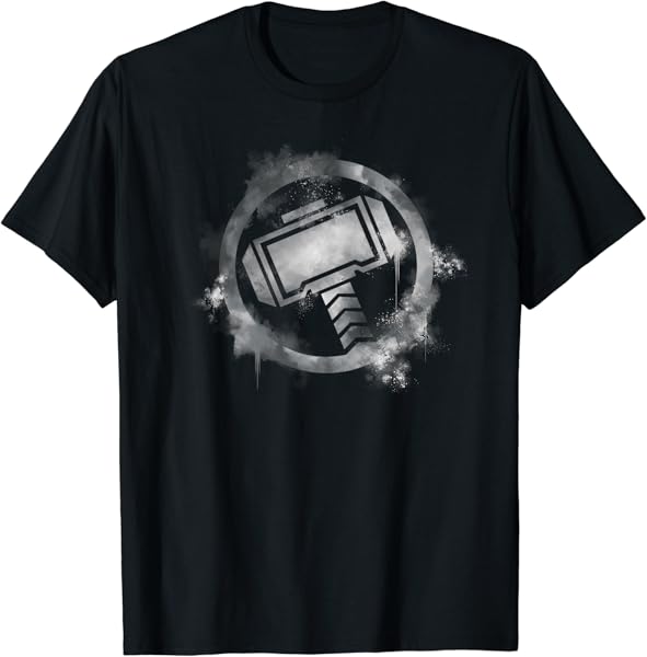 Marvel Avengers Endgame Thor Spray Paint Logo Premium T-Shirt