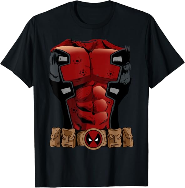 Marvel Deadpool Comic Halloween Costume T-Shirt