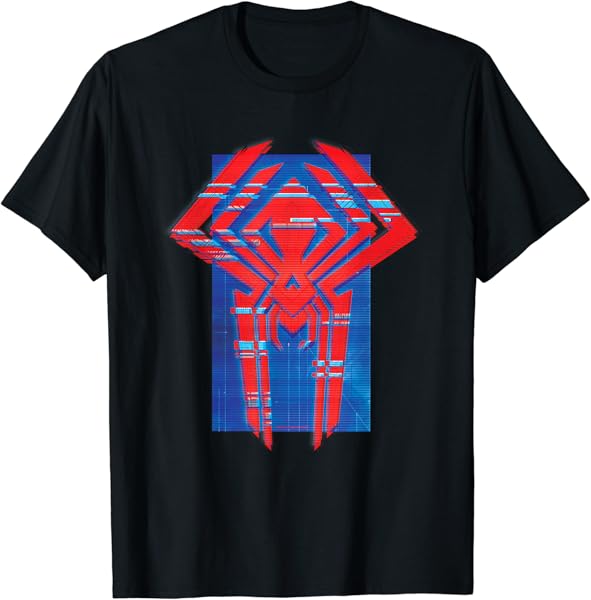 Marvel Spider-Man: Across the Spider-Verse 2099 Symbol Icon T-Shirt