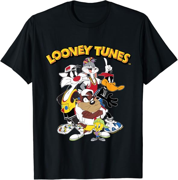 Looney Tunes Sylvester, Taz, Daffy, Bugs T-Shirt