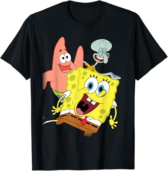 Spongebob t shirt uk Clearance