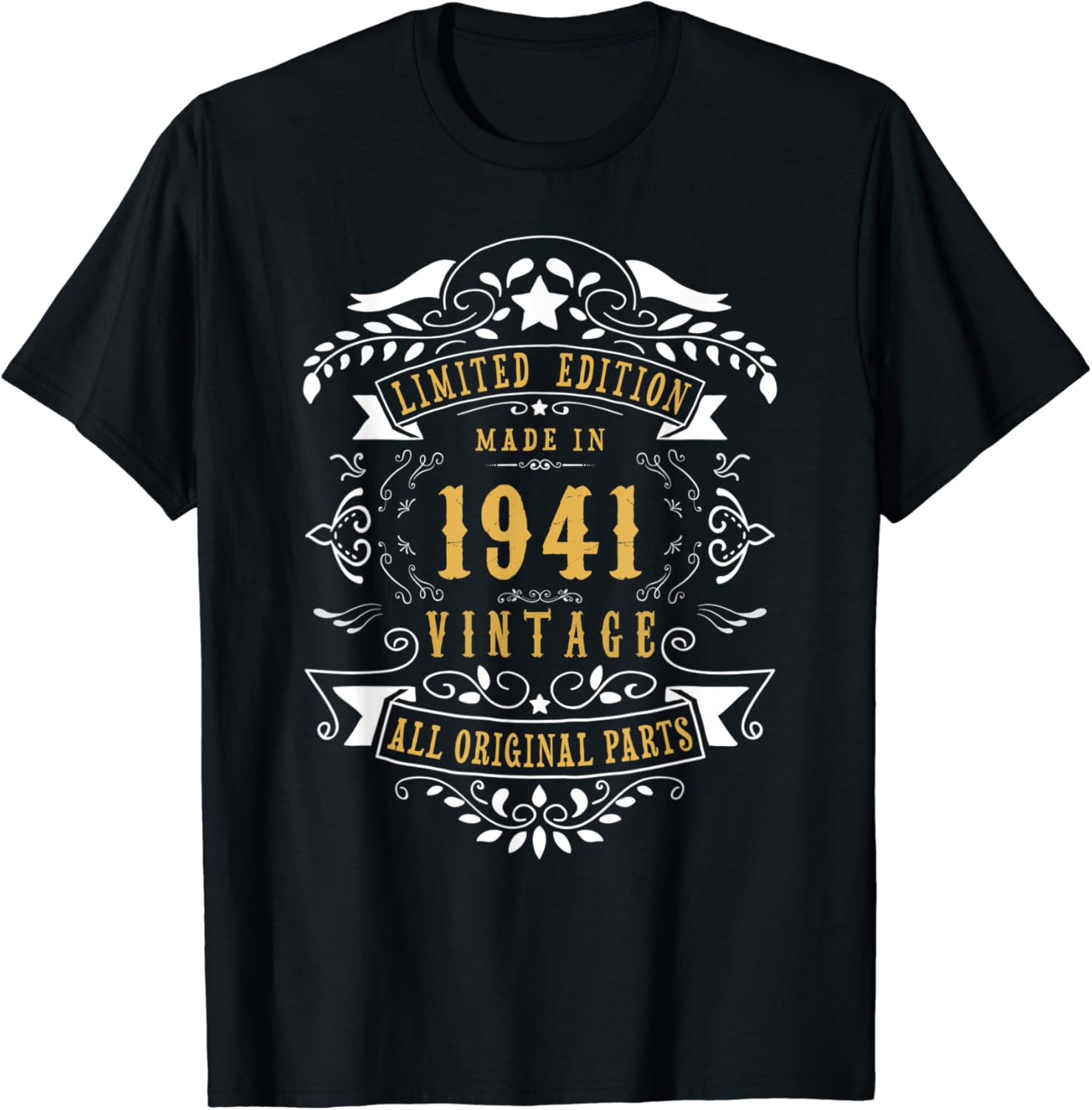 Amazon.com: 80 years old Made in 1941 80th Birthday Gift Idea Vintage T ...