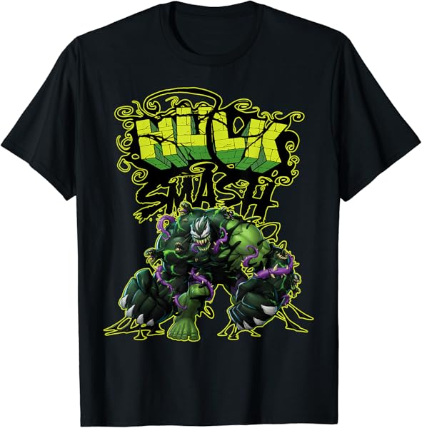 Marvel Spider-Man Maximum Venom Hulk Smash Venomized T-Shirt
