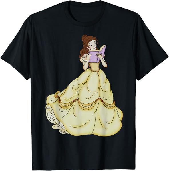Disney Beauty And The Beast Belle Reading T-Shirt
