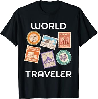 World traveler t shirt Clearance
