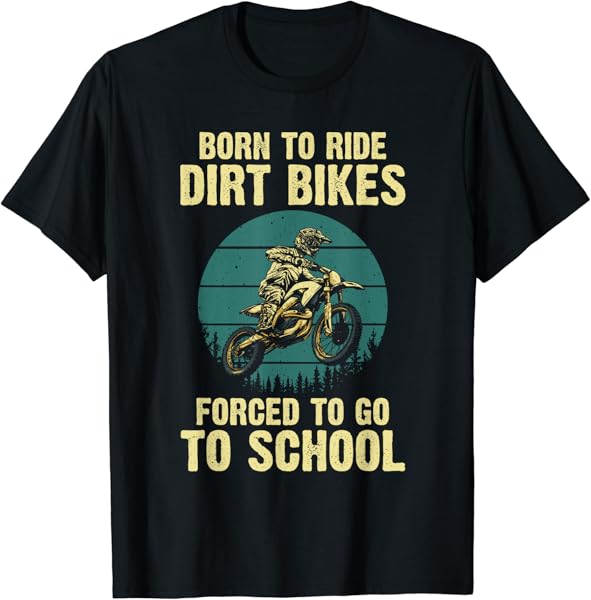 Cute Dirt Bike Art For Men Women Motorcycle Dirtbike Racing T-Shirt