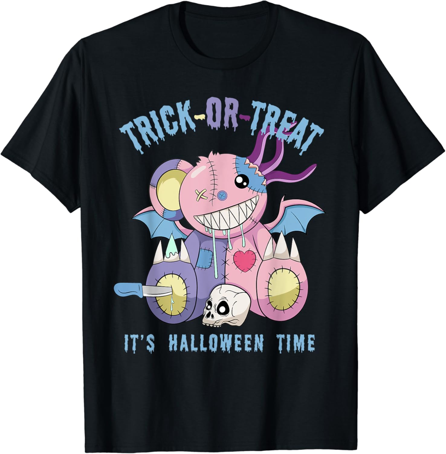 Trick Of Treat It’s Halloween Time Shirt Creepy Kawaii Bear Trick Of Treat It’s Halloween Time Shirt Creepy Kawaii Bear