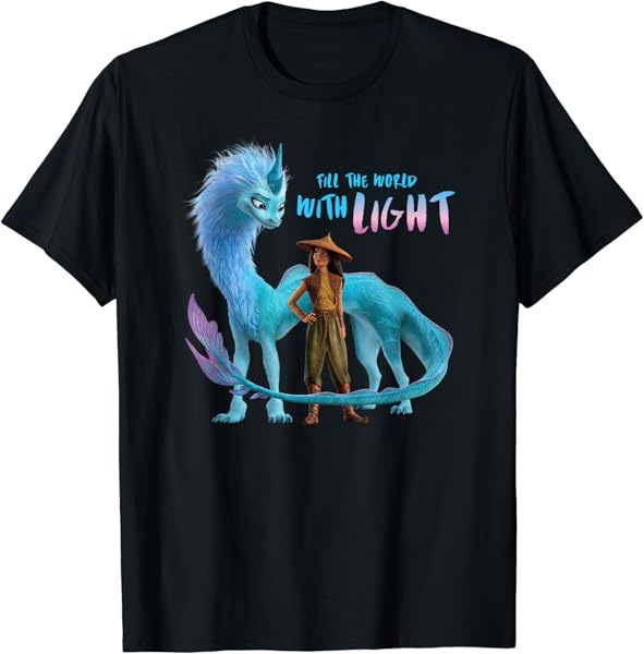 Disney Raya and the Last Dragon Fill the World With Light T-Shirt