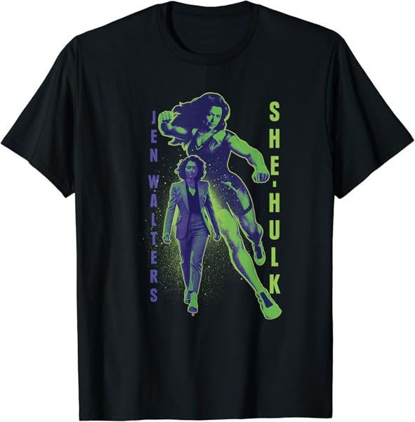 Marvel She-Hulk: Attorney At Law Jennifer Walters Overspray T-Shirt