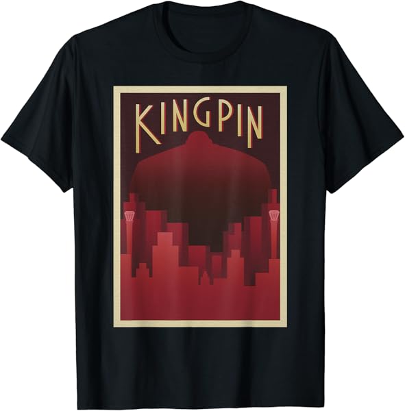 Marvel The Defenders Classic Kingpin Retro Hell\'s Kitchen T-Shirt
