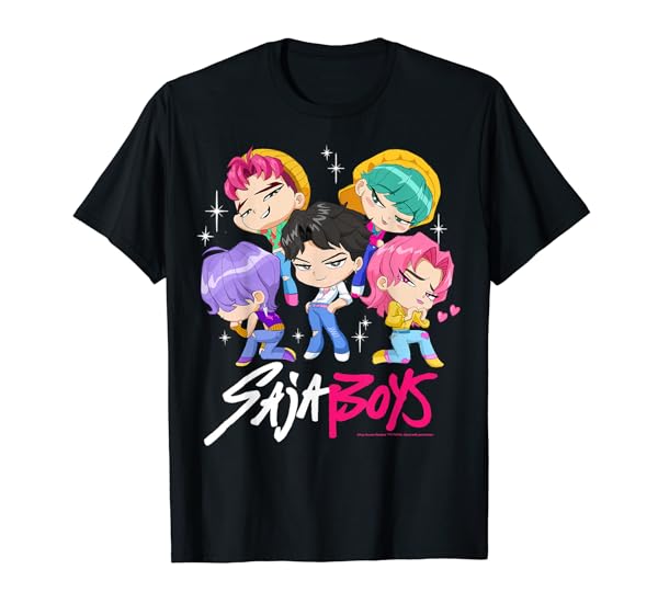 Saja Boys Chibi Band Group Shot T-Shirt