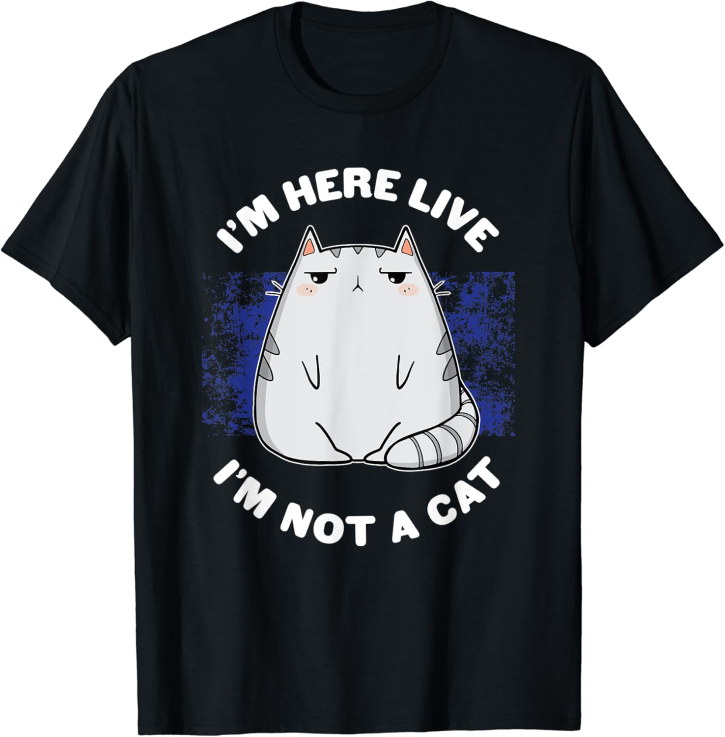 I AM HERE LIVE I AM NOT A CAT funny Lawyer Cat Filter Meme TShirt Clothing