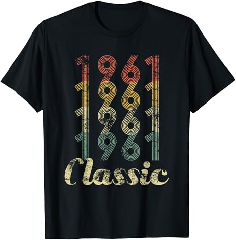 Amazon Co Jp 1961年に生まれた男性の女性のための60歳の誕生日のギフトの型 Tシャツ 服 ファッション小物