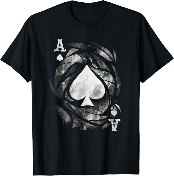Card Ace Spades Play Playing T-Shirt