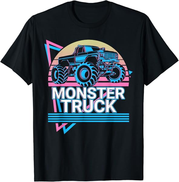 Monster Truck Retro T-Shirt