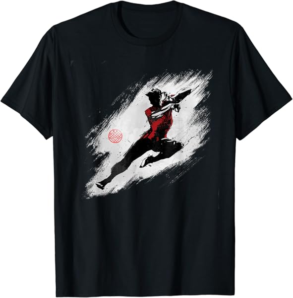 Marvel Shang-Chi and the Legend of the Ten Rings Ink Drawing T-Shirt