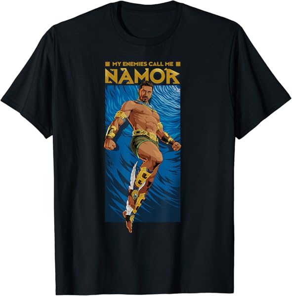 Marvel Black Panther: Wakanda Forever Enemies Call Me Namor T-Shirt