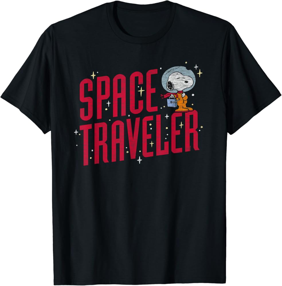 snoopy space t shirt