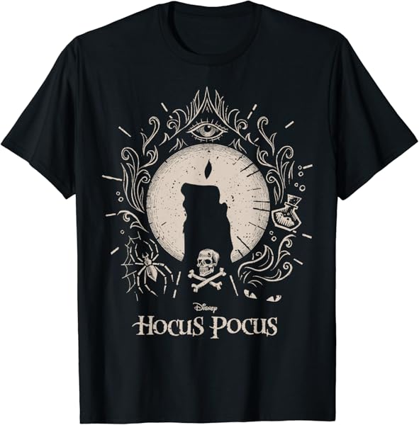Disney Hocus Pocus Black Flame T-Shirt