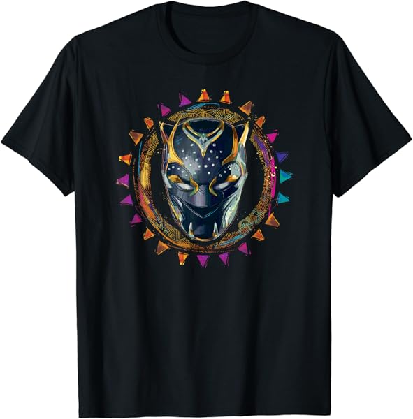 Marvel Black Panther: Wakanda Forever New Panther Mask Sun T-Shirt