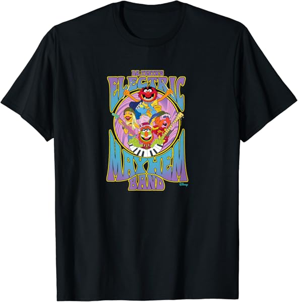Disney - The Muppets Dr Teeth\'s Electric Mayhem Band T-Shirt