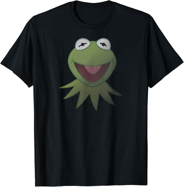 Disney Muppets Kermit the Frog Face T-Shirt