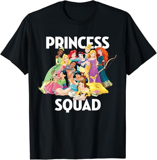 Black princess t shirt Clearance