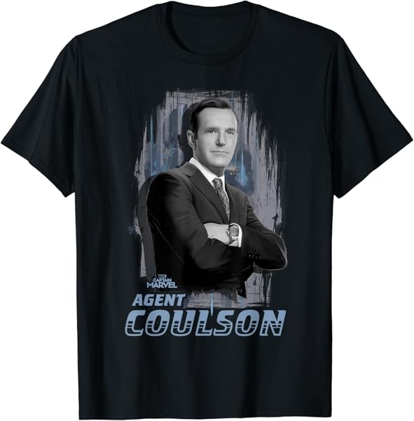 Captain Marvel Agent Coulson Portrait Graphic T-Shirt T-Shirt