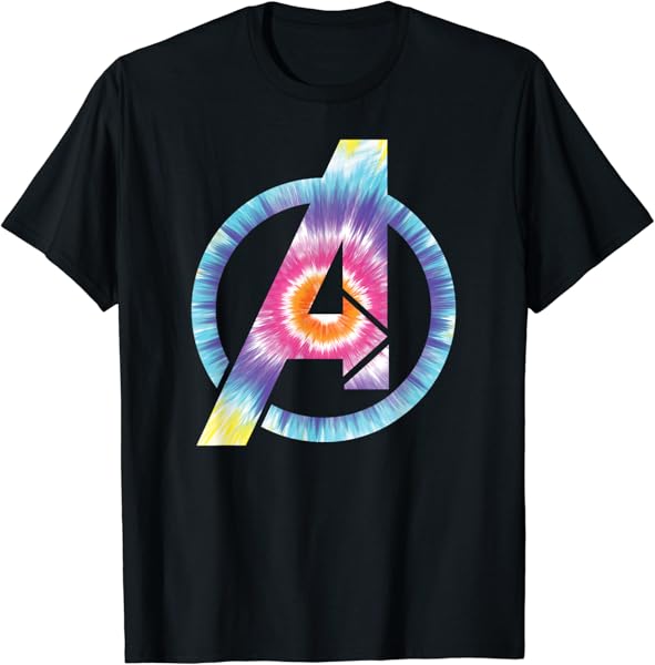 Marvel Avengers Logo Tie Dye T-Shirt