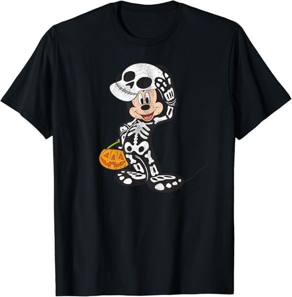Disney - Halloween Mickey Happy Bones T-Shirt